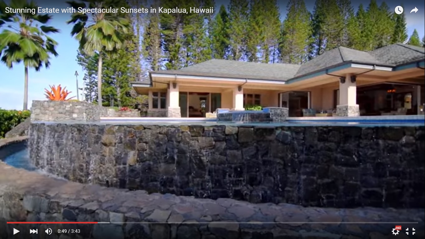 Alle Hawaii una villa di lusso meravigliosa [Video]