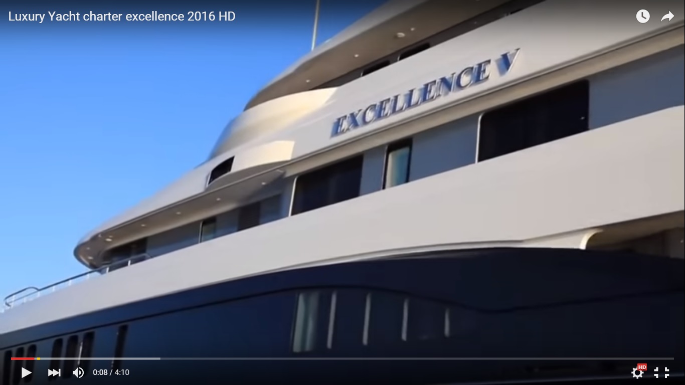Yacht di lusso Excellence V: arte sui mari [Video]