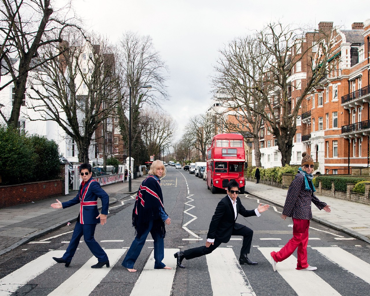 Zoolander 2 premiere Londra: il blue carpet, la selfie più lunga del mondo e le foto iconiche ad Abbey Road