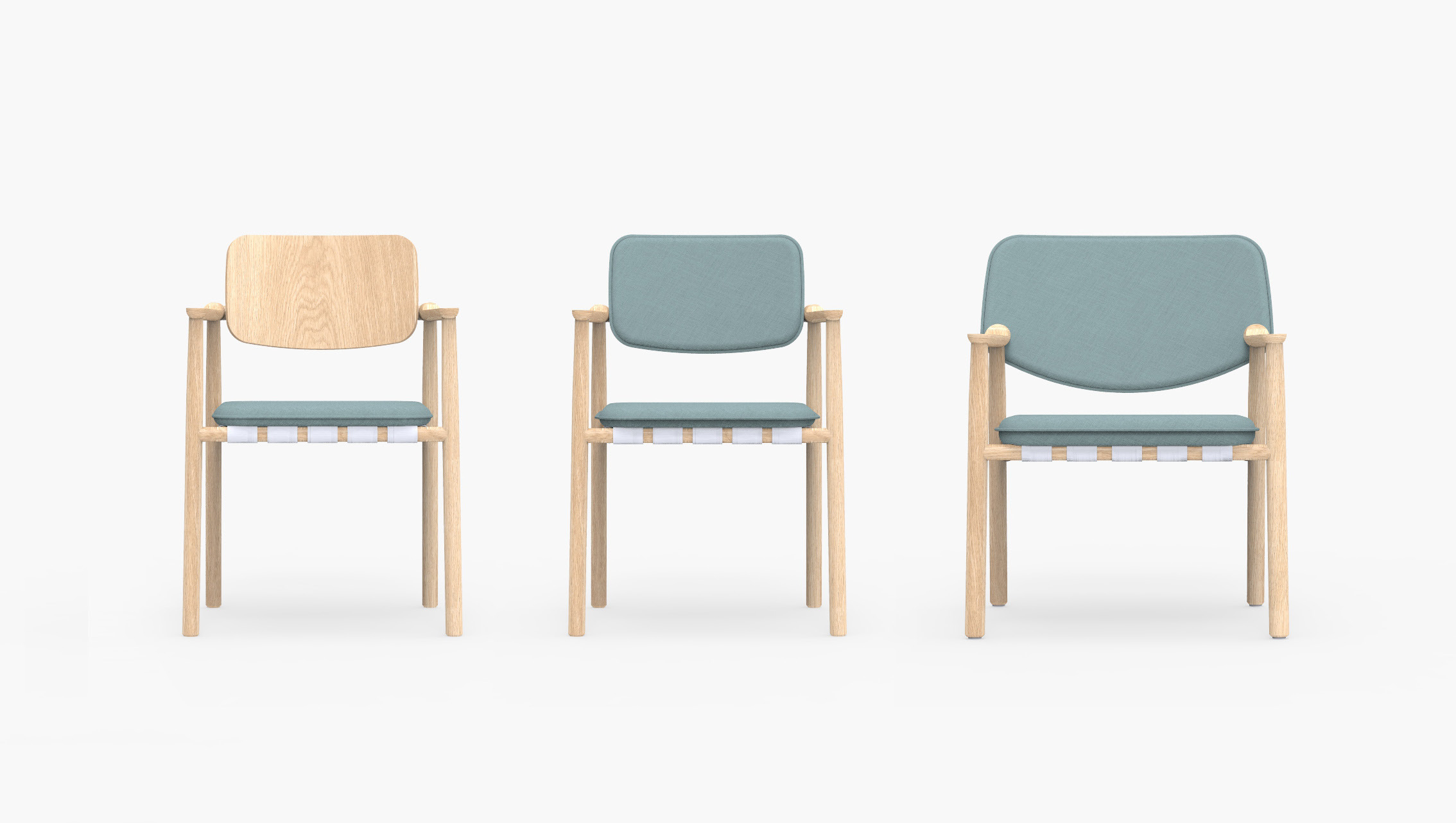 Design nordico: le sedie Belk disegnate da Szpunar Studio