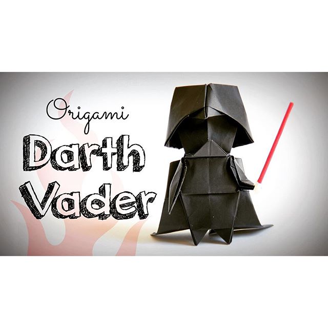 L&#8217;Origami di Darth Vader