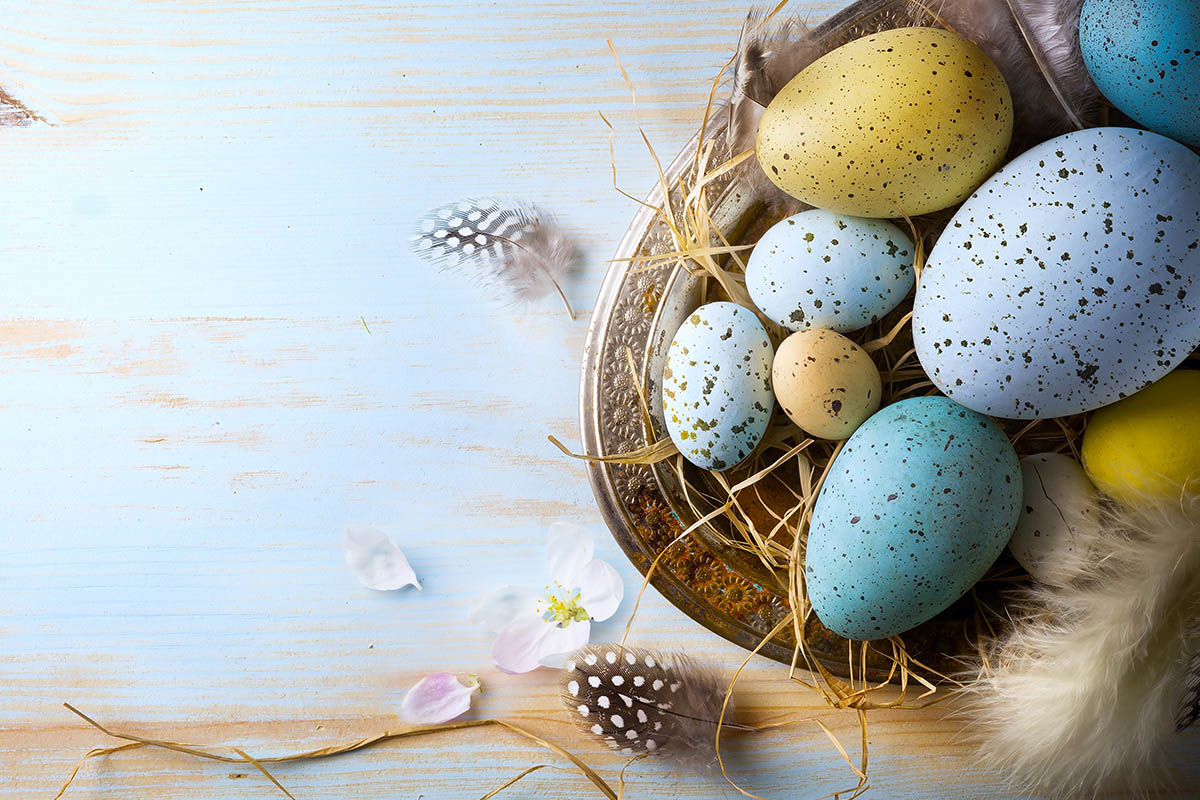 caccia alle uova di Pasqua