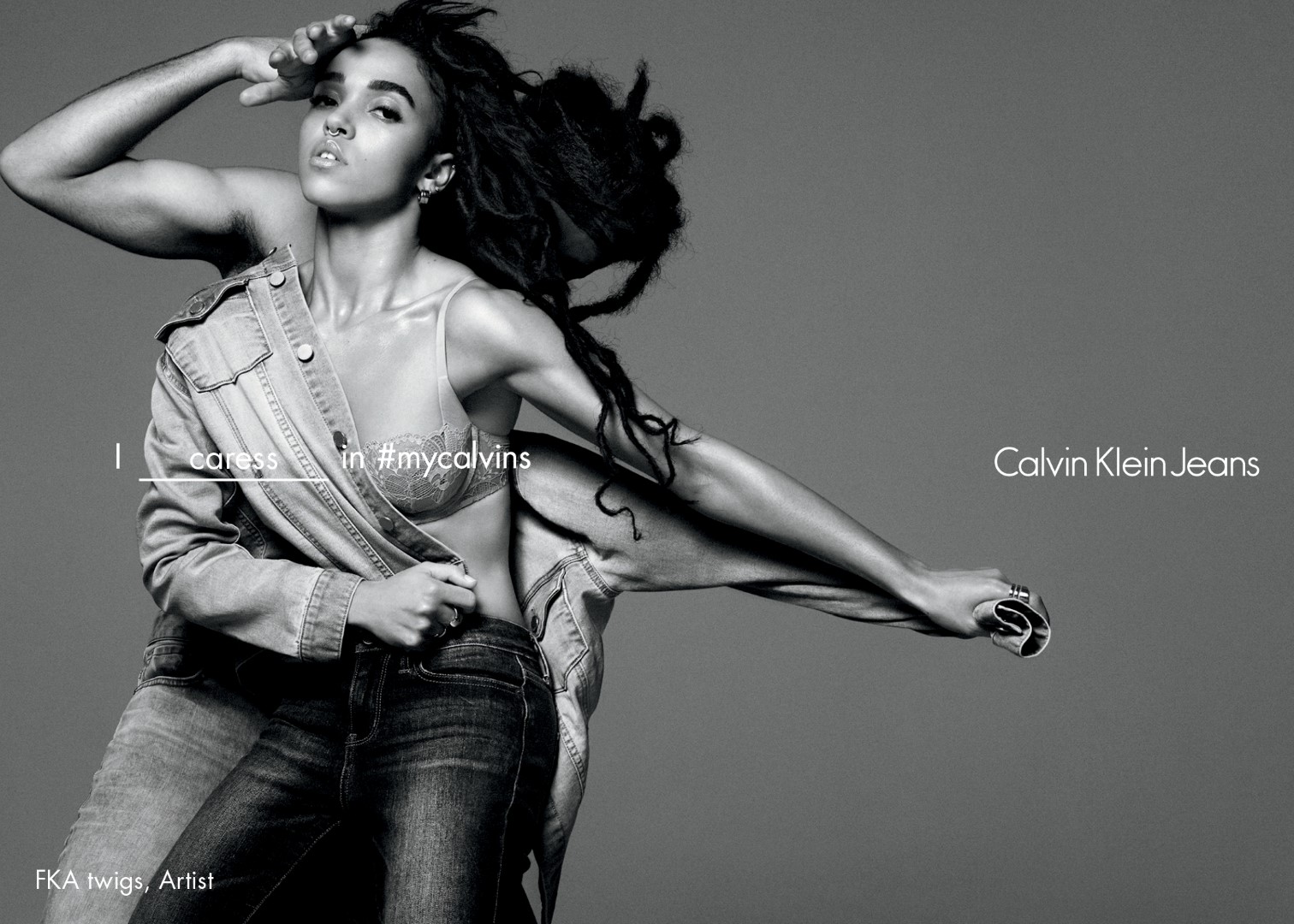 Calvin Klein FKA twigs: la campagna pubblicitaria primavera estate 2016 di Calvin Klein Jeans, video e foto