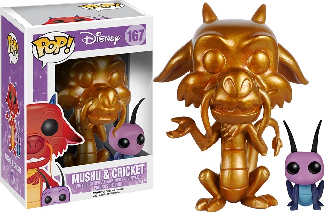 Mulan: il Vinyl Toys di Funko di Mushu e Cri Cri