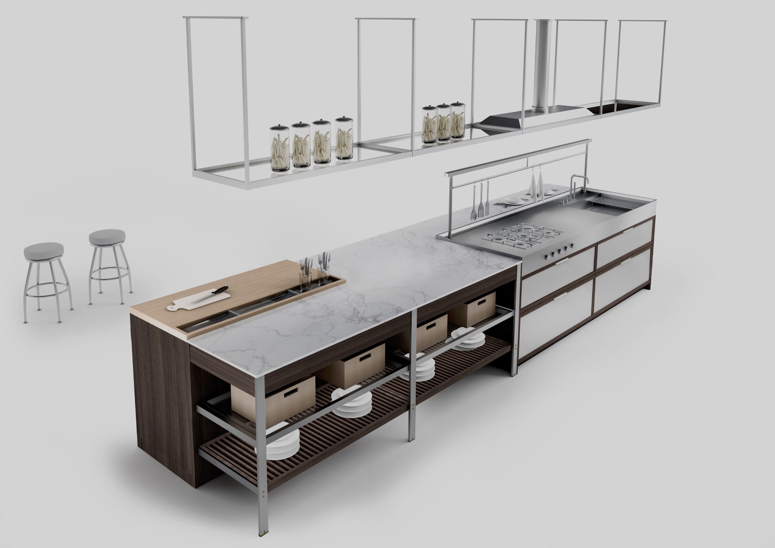 Salone del Mobile 2016 Milano: Ernestomeda presenta la nuova cucina K-Lab di Giuseppe Bavuso