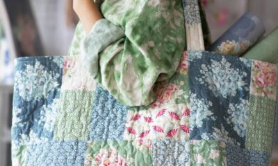 Lavoretti di patchwork per la primavera, borsa