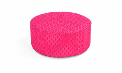 Pouf corallo e lampone Lulu