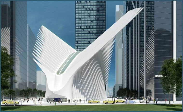 New York inaugura Oculus, il World Trade Center Transportation Hub di Santiago Calatrava