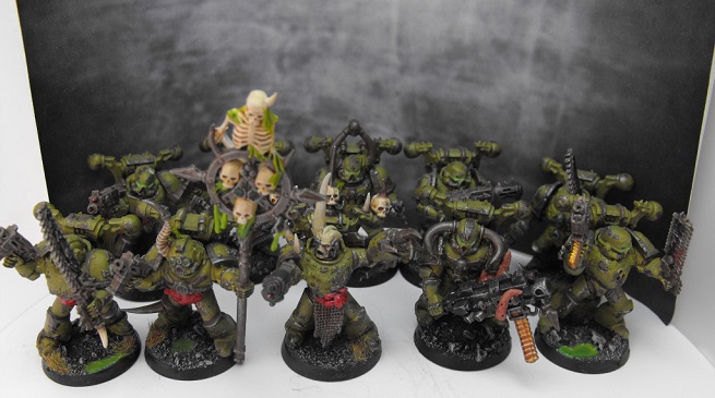 nurgle caos marine
