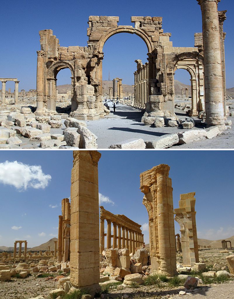 Palmira liberata dall&#8217;Isis