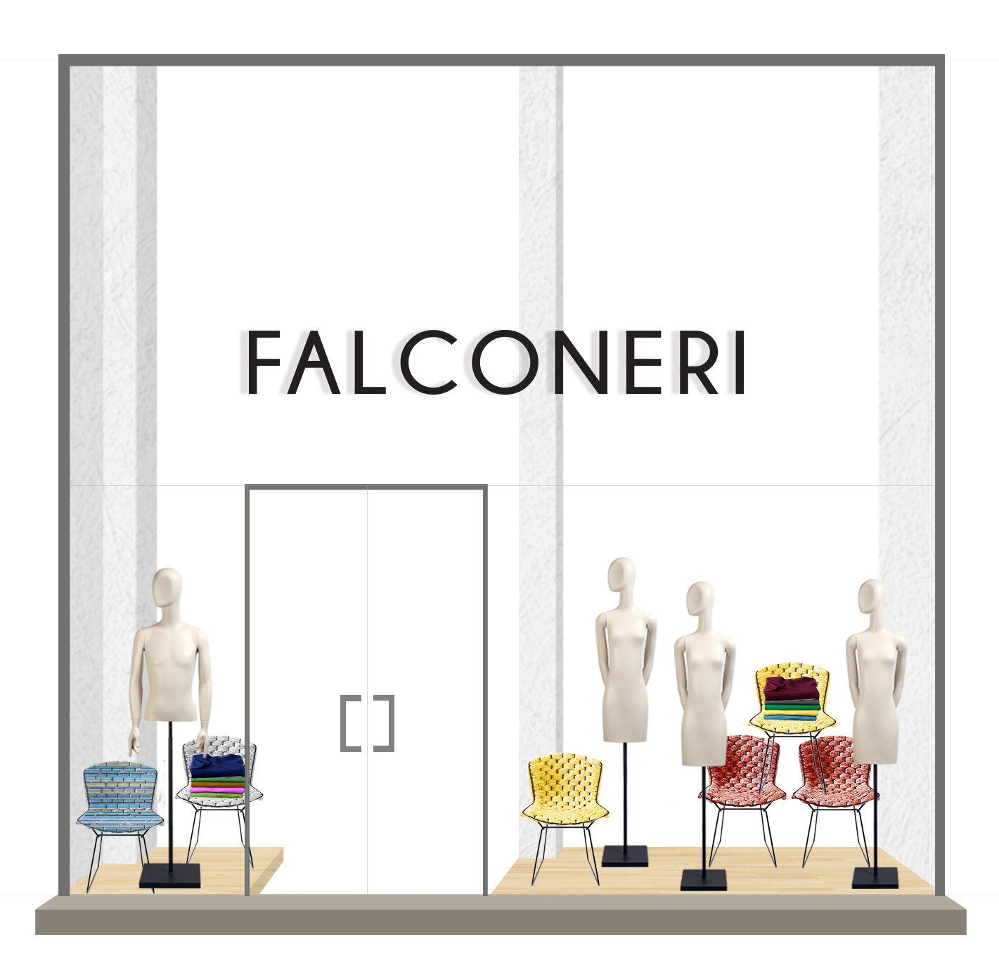 Fuorisalone 2016 Milano: Falconeri veste le sue vetrine con le creazioni di Clément Brazille e Ellinor Ericsson
