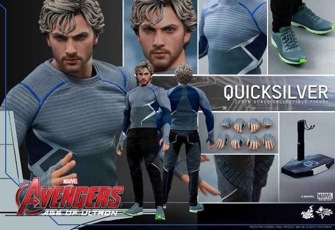 Avengers – Age of Ultron, l’action doll di Quicksilver di Hot Toys