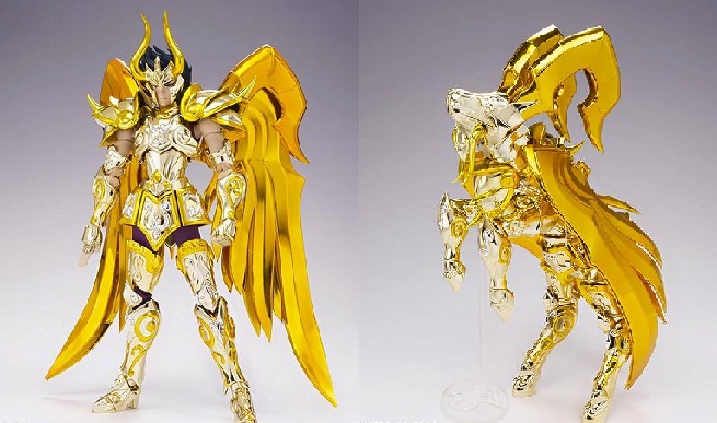 Saint Seiya: Soul of Gold, l&#8217;action figure di Capricorn Shura Myth Cloth EX di Bandai