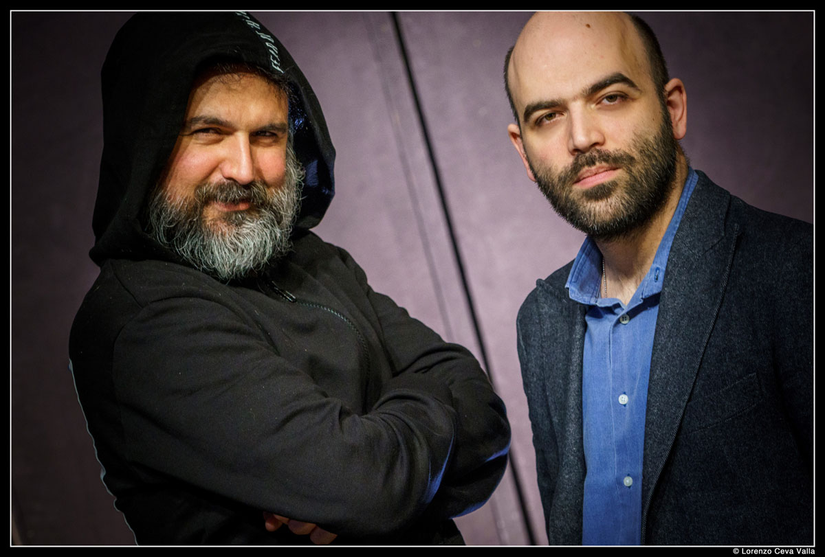 Roberto Saviano e Mimmo Borrelli al Piccolo Teatro Grassi con “Sanghenapule”