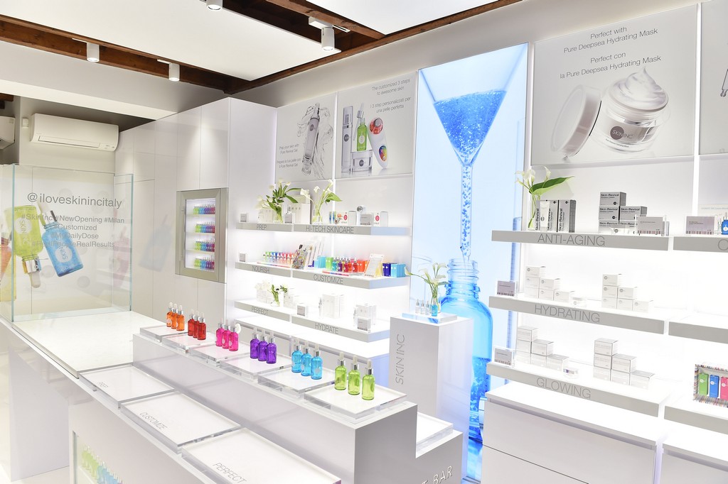 Skin Inc Milano: apre lo store in Brera con lo Skin Identity Test, le foto