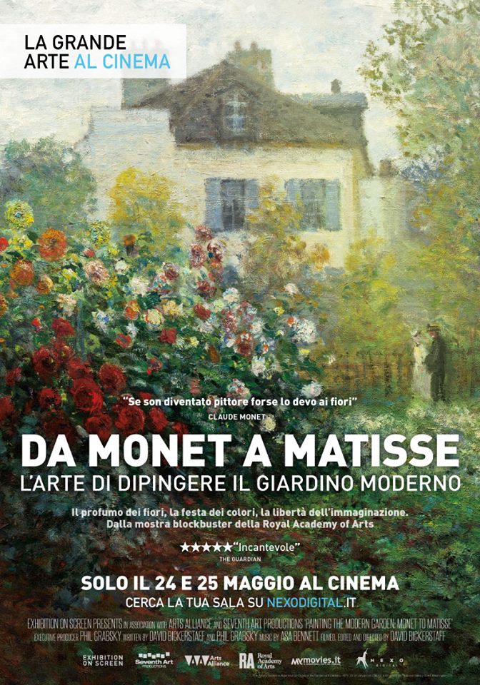“Da Monet a Matisse – L’arte di dipingere il giardino moderno” al cinema