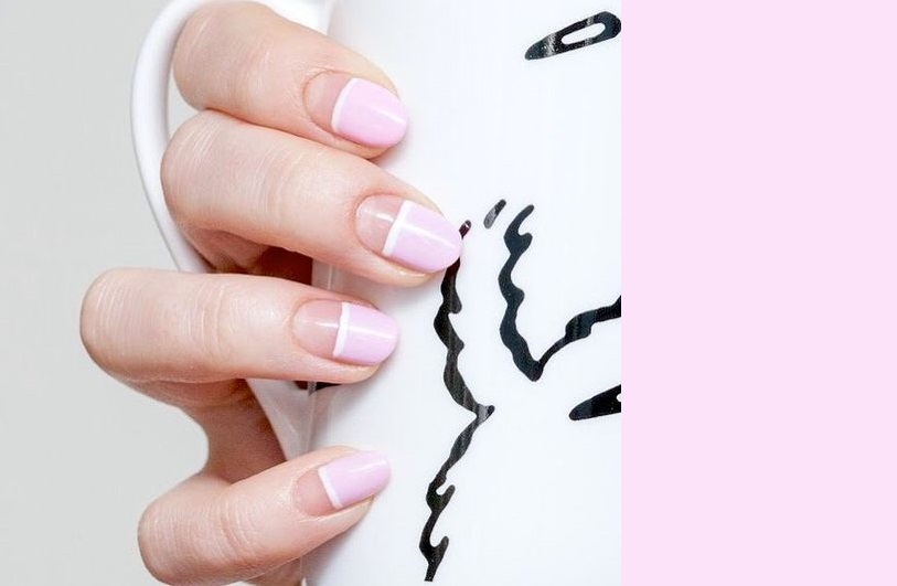 Negative space manicure, unghie eleganti e minimal chic