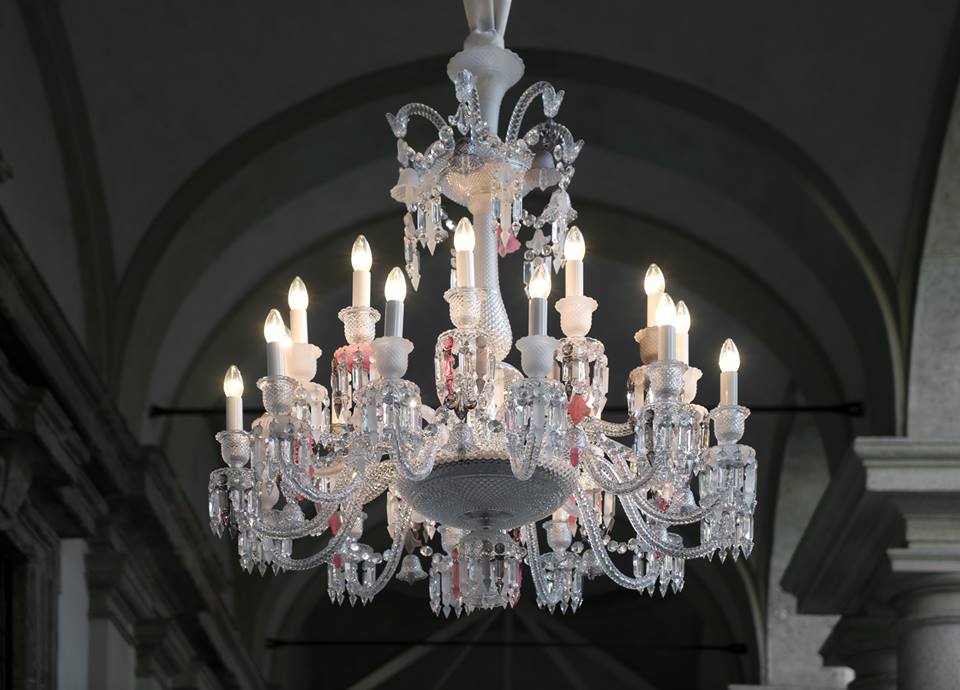 Lampadari Baccarat all&#8217;Accademia di Brera