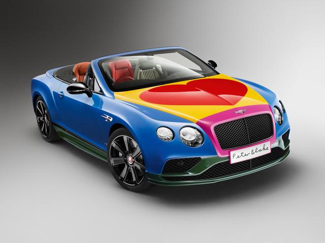 Bentley Continental GT V8 S Convertible in stile pop art all&#8217;asta benefica