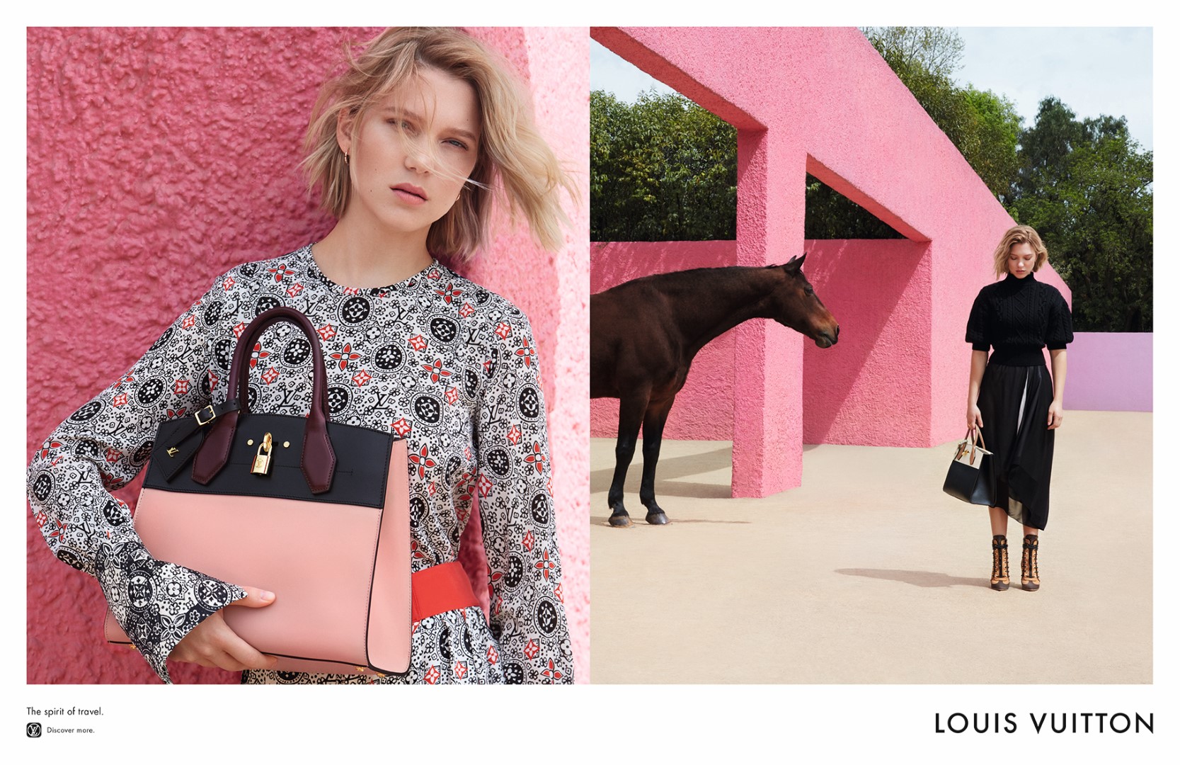 Louis Vuitton campagna Travel primavera estate 2016: protagonista Léa Seydoux