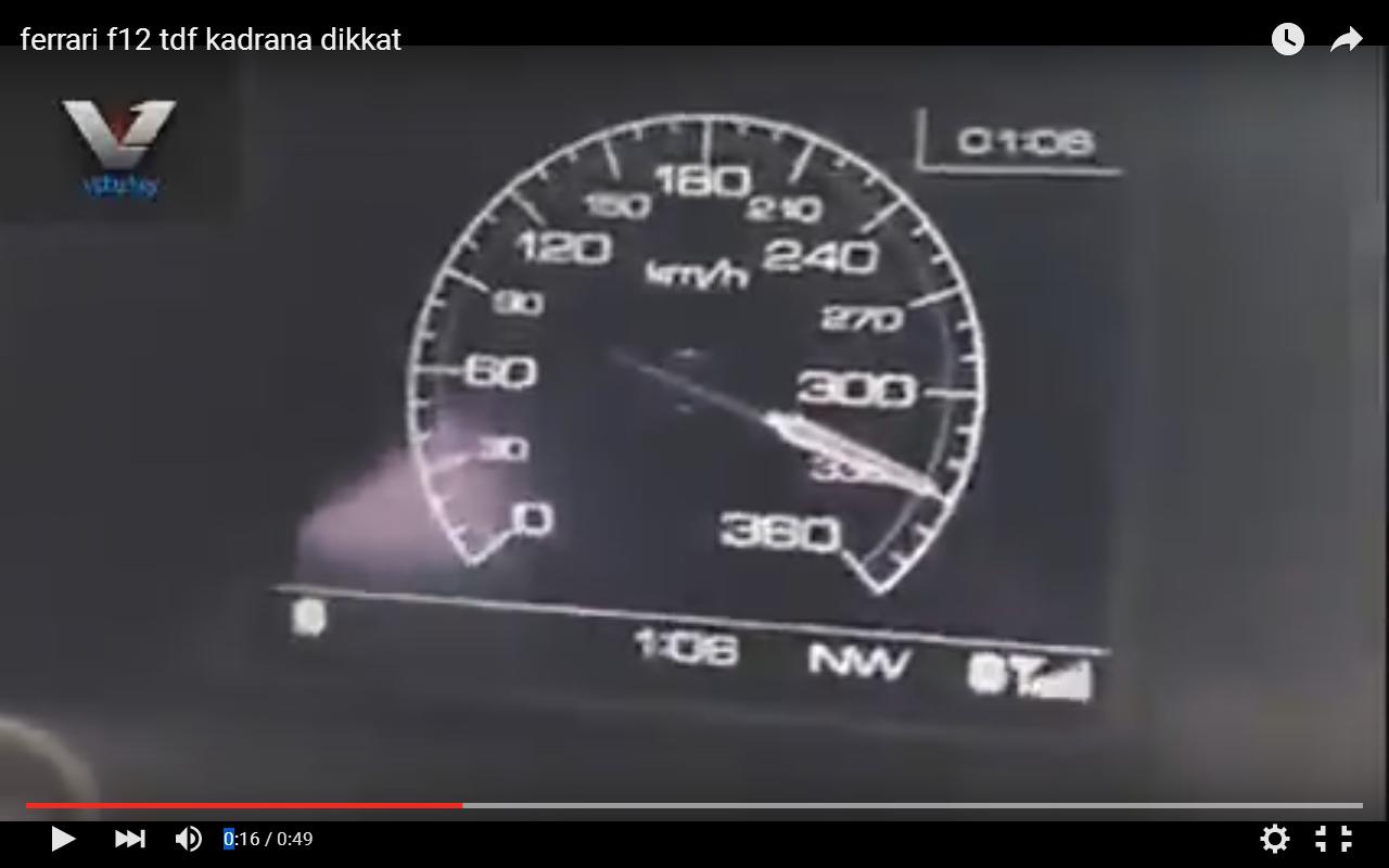 Con la Ferrari F12tdf a 330 km/h in autostrada [Video]