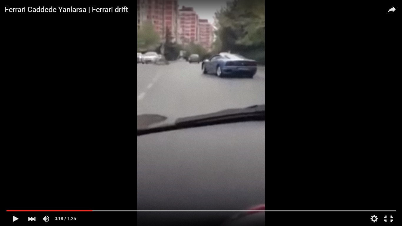 Ferrari 360 Modena: folle drifting urbano [Video]