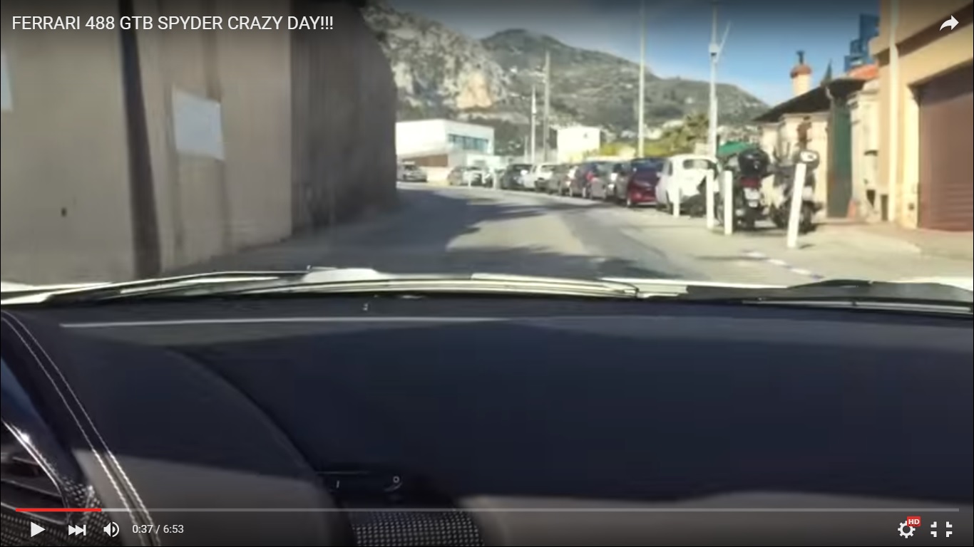 A spasso con la Ferrari 488 Spider [Video]