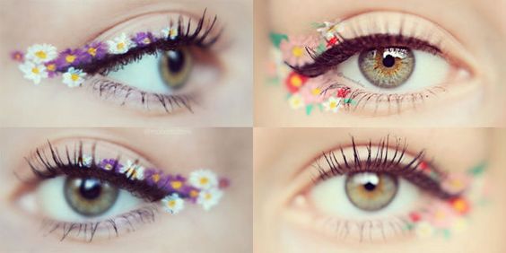 L’eyeliner a fiori