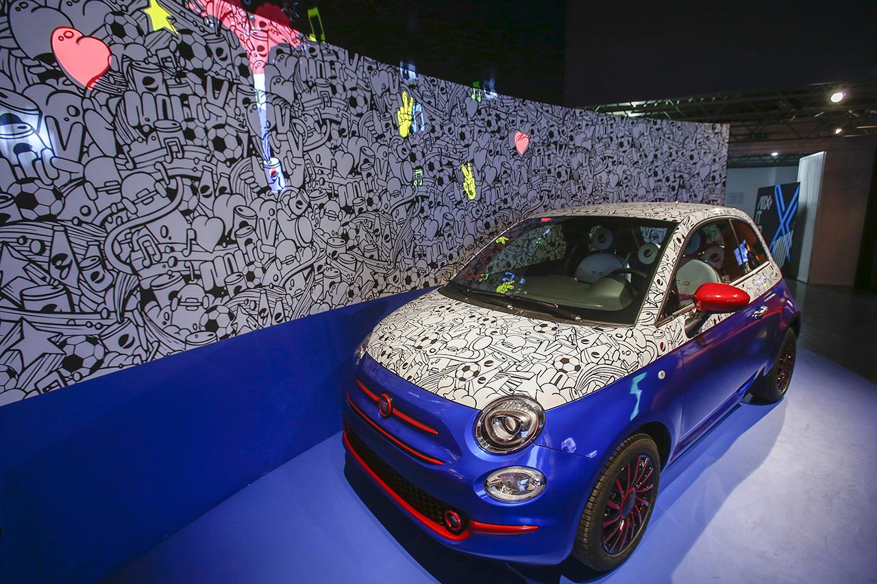 Fiat 500 Pepsi “Live for Now”: estro di Garage Italia Customs by Lapo Elkann