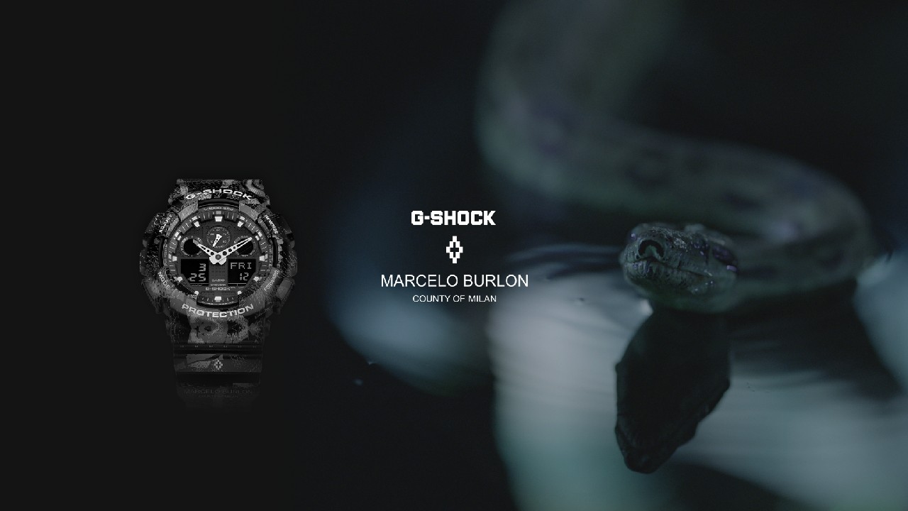 G-SHOCK Marcelo Burlon County of Milan: il nuovo GA-100 in edizione limitata, video e foto