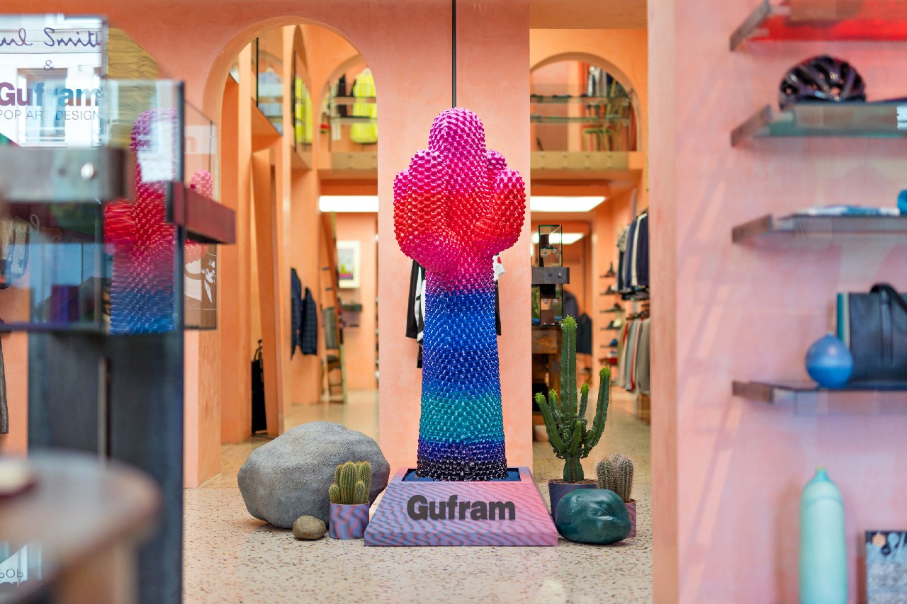 Fuorisalone 2016 Milano: Gufram e Paul Smith presentano lo Psychedelic Cactus