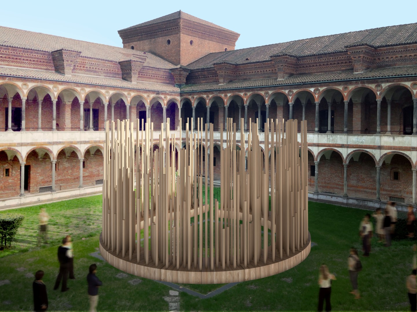 Fuorisalone 2016 Milano: Stefano Boeri firma due installazioni nel cortile della Statale e presso Superstudio