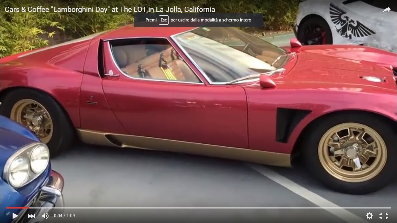 Lamborghini al Cars &amp; Coffee di La Jolla in California [Video]