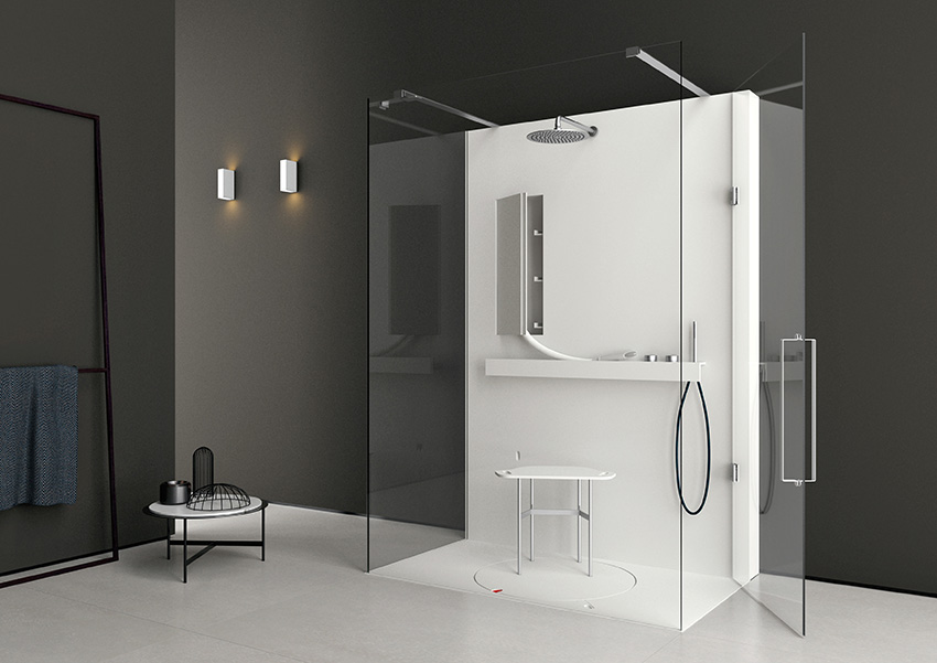 Salone del Mobile 2016: il nuovo sistema doccia Life di MAKRO ad Eurobagno