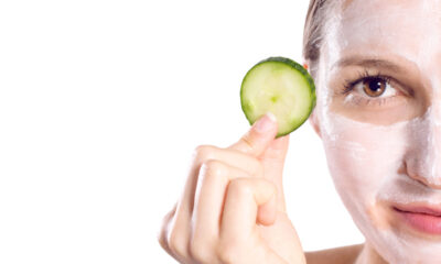 Maschera per il viso al cetriolo e lime