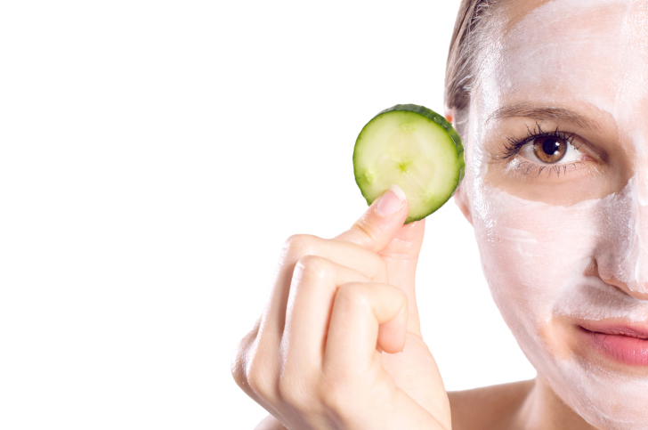 Maschera per il viso al cetriolo e lime