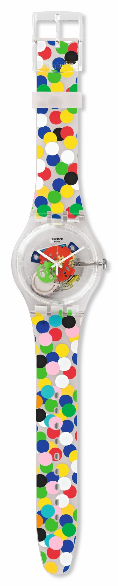 Swatch Alessandro Mendini: il nuovo orologio Art Special &#8220;Spot the Dot&#8221;, le foto