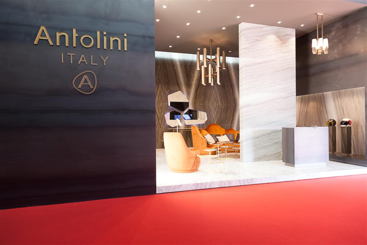 Antolini stand Salone del Mobile
