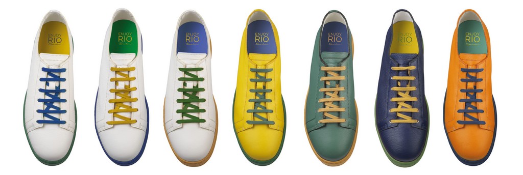 Santoni scarpe: le sneakers Clean Icon per Rio 2016, le foto