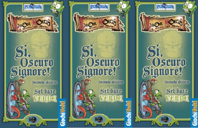 Si, Oscuro Signore! &#8211; Seconda Edizione, Scatola Verde: il gioco da tavolo della Giochi Uniti