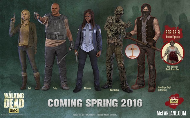 The Walking Dead: la nona serie di action figure di McFarlane Toys