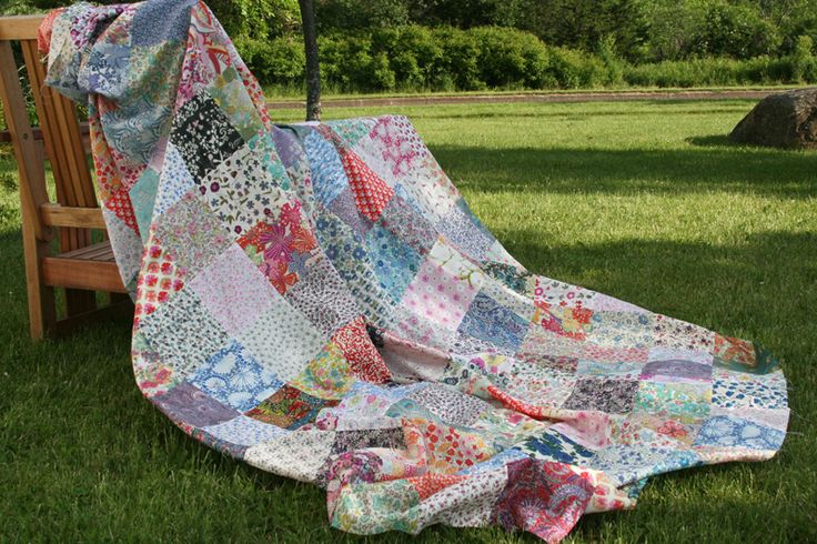 Trapunta leggera di patchwork
