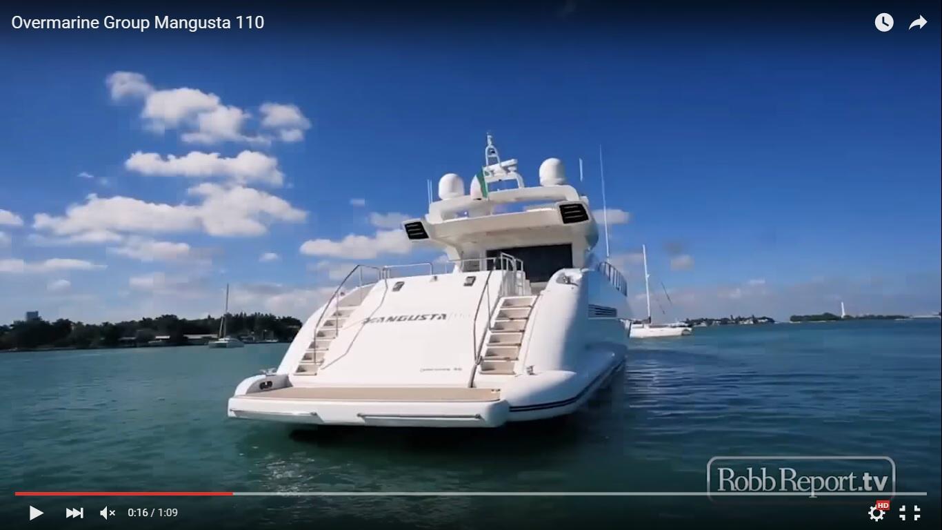 Yacht di lusso Overmarine Mangusta 110 [Video]