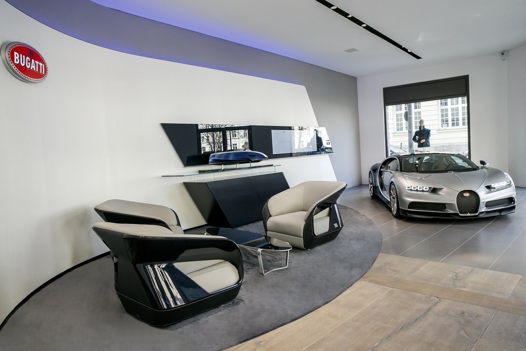 Bugatti Monaco showroom: inaugurati due nuovi spazi in Germania