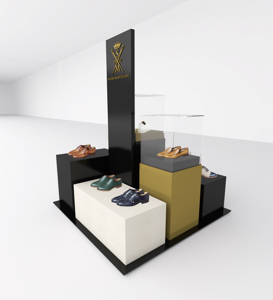 Sutor Mantellassi Dubai: il pop up store presso il Level Shoe District, le foto