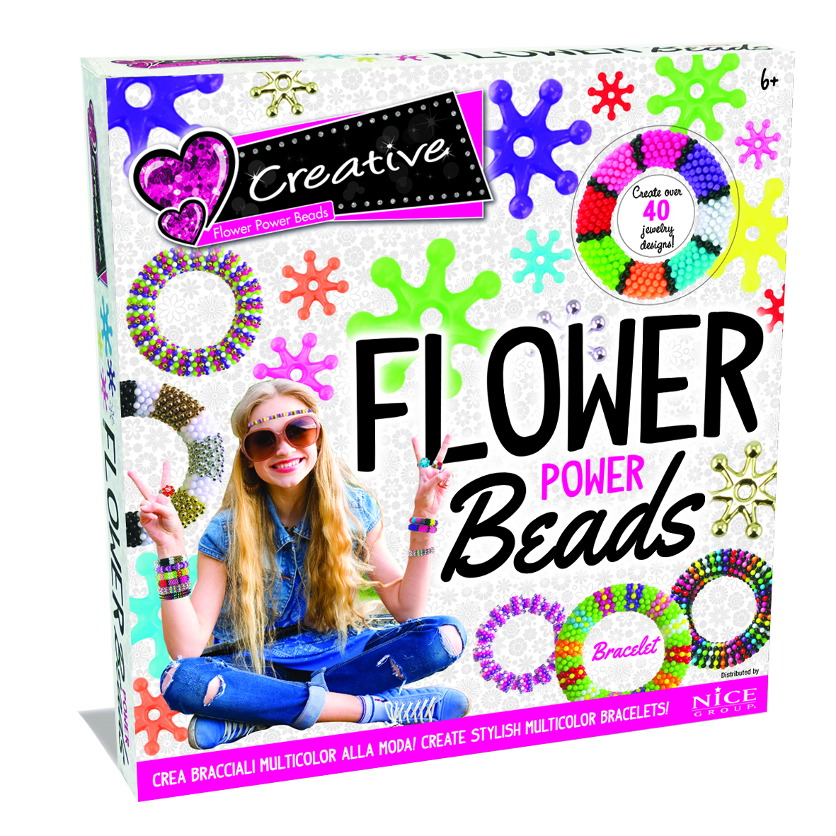 Flower Power Beads, per realizzare gioielli hippie