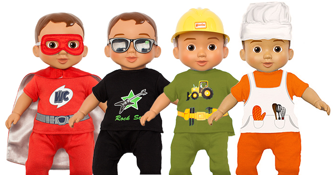 Wonder Crew Dolls, i bambolotti per maschietti