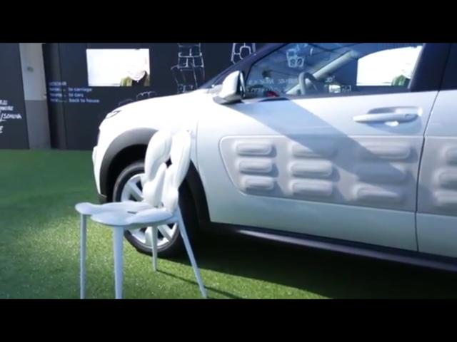 La Citroen C4 Cactus diventa musa per una sedia di design firmata da Mario Bellini