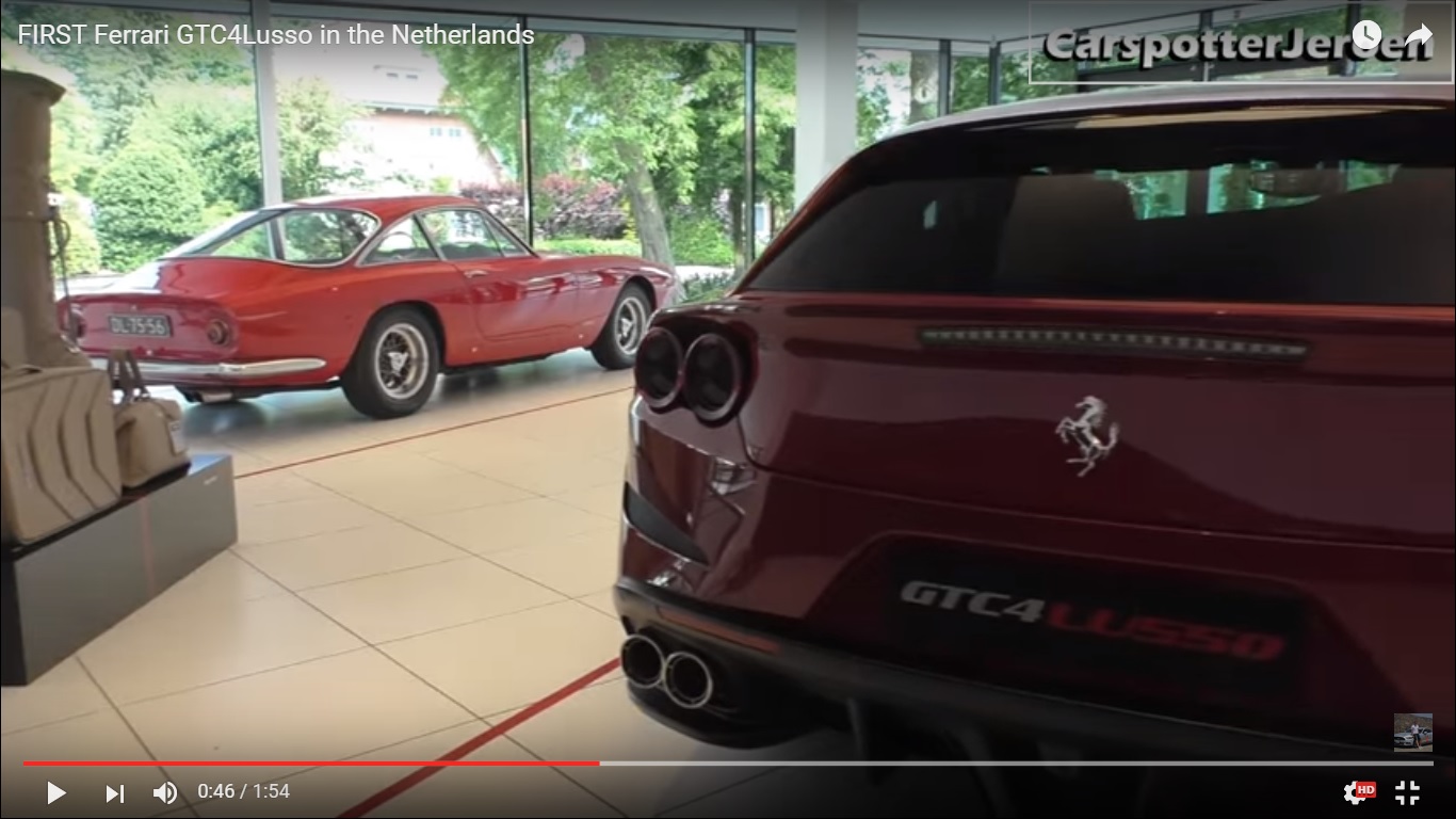 La prima Ferrari GTC4Lusso dei Paesi Bassi [Video]
