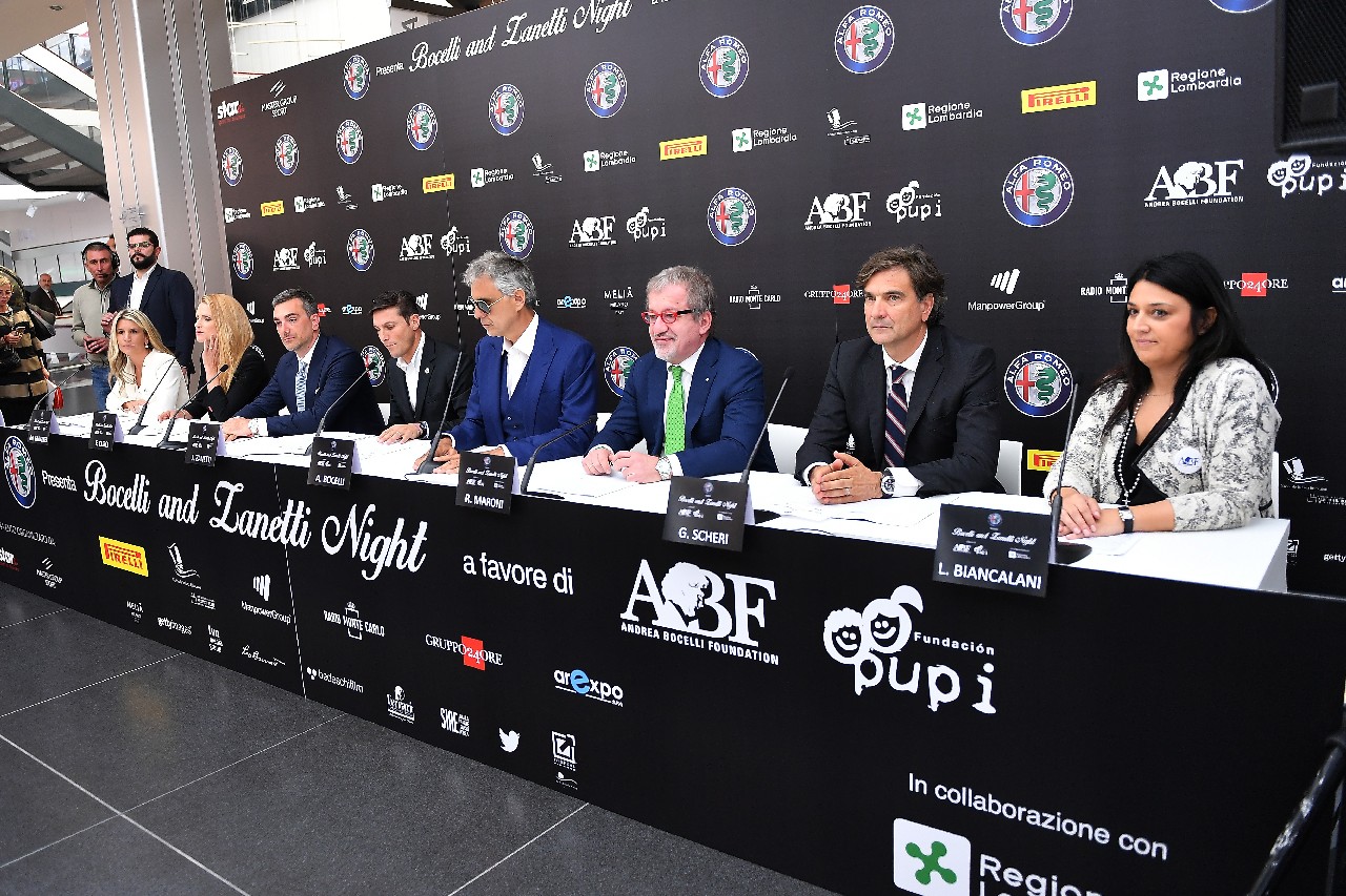 Bocelli &amp; Zanetti Night 2016: le foto della conferenza stampa